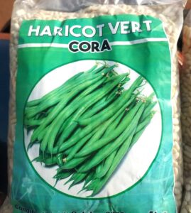 Haricot vert variété cora Importé (petit grain 1/2kg)